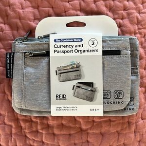 NWT Currency and Passport Organizers
